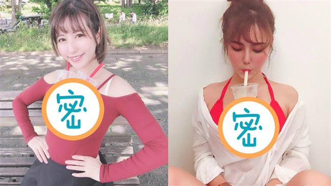 巨胸放手喝珍奶　她直接卡兩杯更猛！