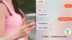 WooTalk,大叔,聊天APP,（合成圖／翻攝自爆笑公社；Pixabay）