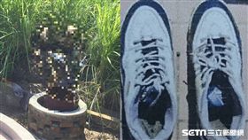 彰化縣和美鎮加保公墓一男屍倒插在棺木內／翻攝畫面