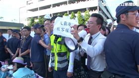 長榮罷工／罷工空服員與內勤員工互相嗆聲（抗議現場）