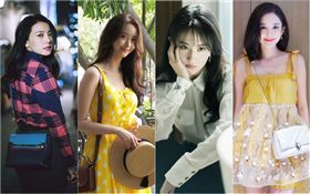 劉亦菲 高圓圓 古力娜扎 潤娥（圖／微博）