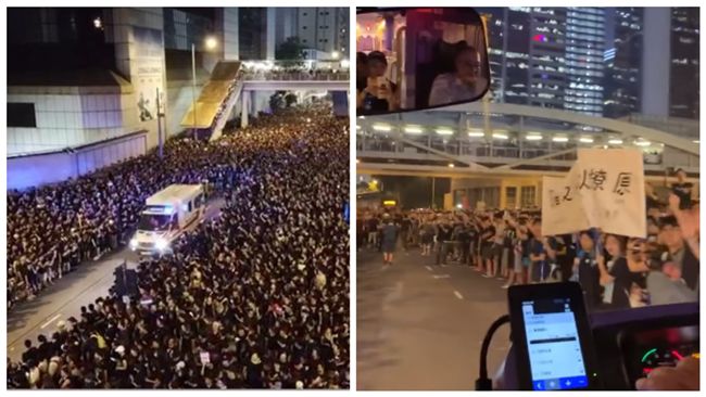 摩西分海+1　歡送公車畫面感動網友