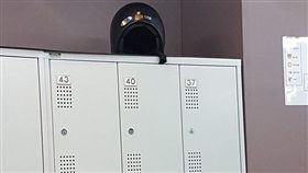 健身房,安全帽,置物櫃,爆廢公社　圖／翻攝自臉書爆廢公社