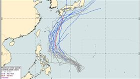 成颱風不確定性仍高（圖／翻攝自氣象達人彭啟明臉書）