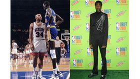 NBA／史上最高球員之子！波爾中選 NBA,選秀,丹佛金塊,邁阿密熱火,奧勒岡大學,Bol Bol,Manute Bol 翻攝自推特