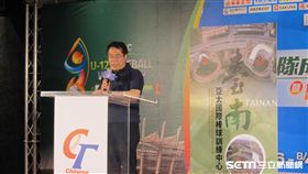 ▲台南市長黃偉哲出席U12成軍記者會。（圖／記者蕭保祥攝影）