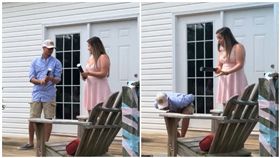 射炮揭曉寶寶性別卻「射爆下體」！　準爸爸腿軟跪地：生一個就夠了…（圖／翻攝自臉書）