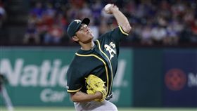 旅美左投王維中。（圖／美聯社／達志影像）