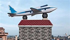 印度賈朗達爾的特殊水塔。（圖／翻攝自推特)