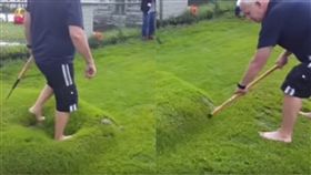 （圖／翻攝自YouTube）美國,草皮,水泡