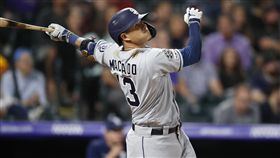 ▲馬查多（Manny Machado）連續2天開轟教士都輸。（圖／美聯社／達志影像）