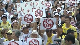 反紅媒,凱道集會