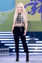 南韓女團SISTAR性感女歌手孝琳參加MTV《2019舞林爭霸大賽》擔任評審。（記者林士傑/攝影）