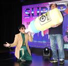 曹格以全新身分「曹小格」推出全新創作專輯「曹小格Super Junior」，滾石段鍾潭總經理現身力挺。（記者林士傑/攝影）