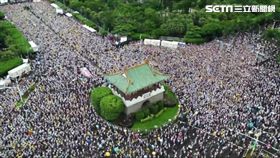 反紅媒,館長,陳之漢,黃國昌,凱道,握手