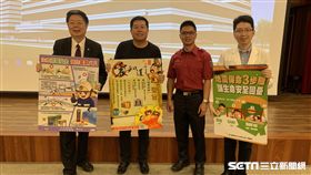 消防局到中醫大新竹附醫反轉火災逃生新觀念，破除四大迷思。（圖／中國醫藥大學新竹附設醫院提供）