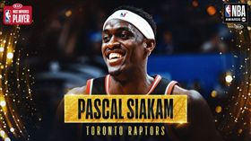 NBA／暴龍冠軍成員榮獲最佳進步獎NBA,多倫多暴龍,Pascal Siakam,總冠軍,最佳進步獎翻攝自推特