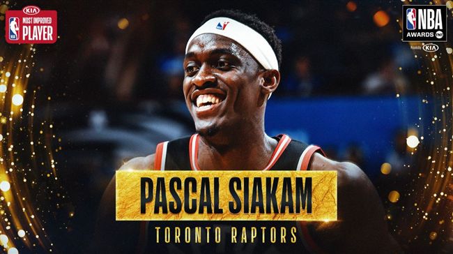 NBA／暴龍冠軍成員榮獲最佳進步獎