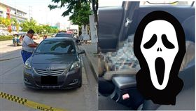 乾屍,泰國,轎車,惡疾,脫水,遺體,路邊,停車,皮包骨,遺體 圖／翻攝自泰國網臉書