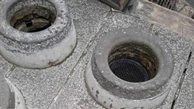 澎湖四眼井變「烤肉網」（圖／翻攝自蘇育德臉書）