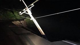 新竹,北埔鄉,道路,崩塌（圖／翻攝自北埔鄉公所臉書）