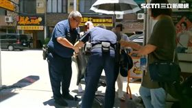 台南,辦公椅,輪椅,骨折（圖／翻攝畫面）