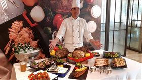 夏日燒烤商機台北國泰萬怡酒店霸氣推戰斧牛（圖／記者唐家興攝影）