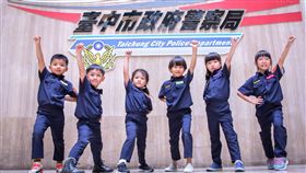 職業,工作,TCPB局長室,小小警察體驗營,小孩(台中市警局提供)