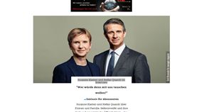 BMW,富豪,繼承人,克拉滕,科萬特　圖／翻攝manager magazine