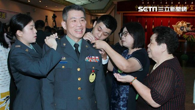 總統出席「108年下半年陸海空軍將官晉任布達暨授階典禮」（圖／記者邱榮吉攝）