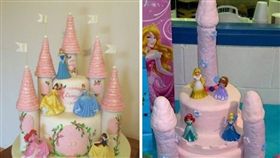 奈及利亞一名女子Ruth Abokoku，她為了慶祝姪女的生日，特別訂了公主城堡蛋糕，沒想到收到成品後，城堡竟變成「限制級」的模樣，讓她氣得PO文罵：「這是垃圾」。其他網友看到後掀起熱議，紛紛直喊：「太可怕了吧，根本不是城堡」。（翻攝自推特Ruth Abokoku）