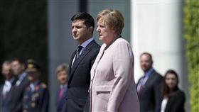 德國總理梅克爾,烏克蘭總統澤連斯基
圖／美聯社／達志影像