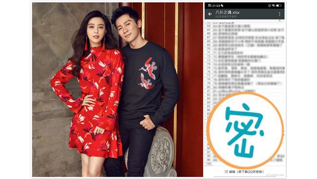 神秘文件曝光！早知范冰冰李晨會分手