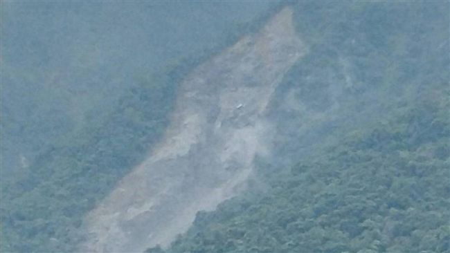 情人谷上方疑山崩　民眾憂形成堰塞湖