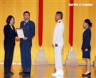 總統蔡英文主持108年三軍六校院畢業典禮，頒發畢業生畢業證書、授階、優秀同學。（記者邱榮吉/鳳山拍攝）