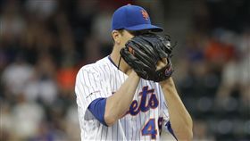 ▲狄格隆（Jacob deGrom）苦吞本季第7敗。（圖／美聯社／達志影像）