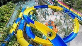 馬來西亞世界最長滑水道。(圖/翻攝自Escape Theme Park, Penang臉書)