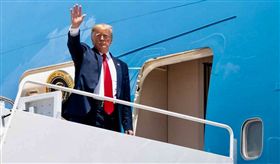 川普到日本大阪參加G20峰會（圖／翻攝自川普推特）
