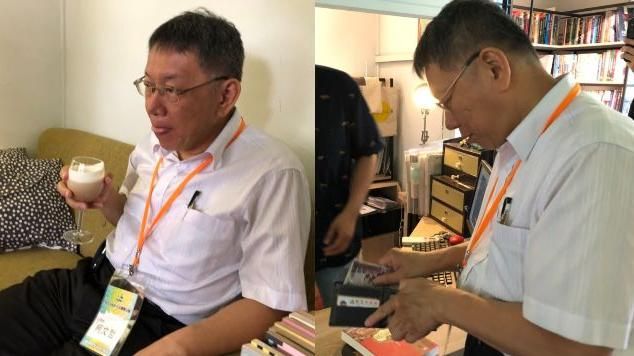 訪屏東文創園區　柯文哲當場買這書