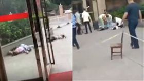 墜樓,花園,視訊,孝女,父親,長沙,大陸,骨折,手術　圖／翻攝自微博
