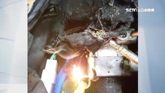 停路邊變火燒車！竟疑USB插座惹禍