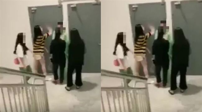 少女好奇瞄了一眼…慘被暴打左耳穿孔