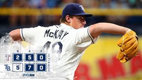 ▲光芒二刀流新秀麥凱。（圖／取自光芒隊推特）