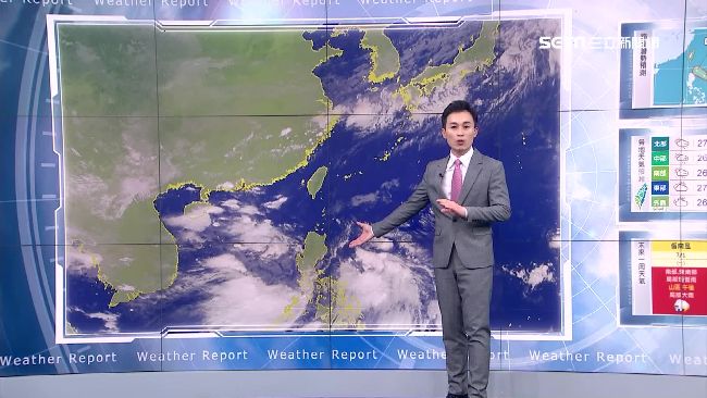 準颱風木恩有望成形　週二防劇烈天氣