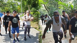 與郭台銘爬山被電爆　館長：他X的