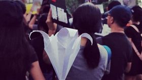 反送中,港女,貼文,墜樓　圖／翻攝臉書