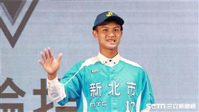 ▲岳政華獲得中信兄弟首輪指名。（圖／記者林士傑攝影）