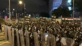 反送中,香港,立法會,警方,鎮暴,示威者, 圖／翻攝自YouTube