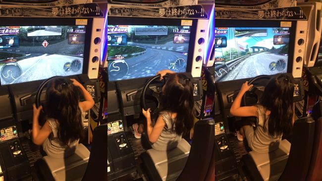 小一妹賽車初體驗！超神駕駛嚇壞媽媽