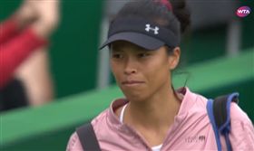 ▲謝淑薇在溫網首輪獲勝。（圖／取自WTA推特）